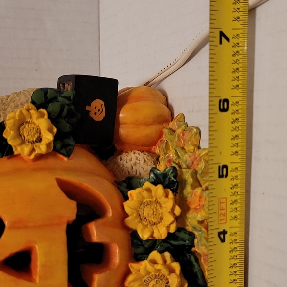 Adorable Lighted Teddy Bear with Pumpkins - Picture 12 of 16